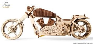 Механічний 3D пазл UGEARS Байк VM-02 (70051)