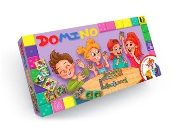 Настольная игра Danko Toys Домино Любимые сказки (белый) (рус) (DTG-DMN-01)