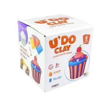 Набір для творчості Strateg U'DO Clay повітряна маса (30750)