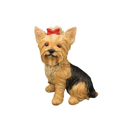 Резиновая игрушечная собачка Йорк (Q9899-761)