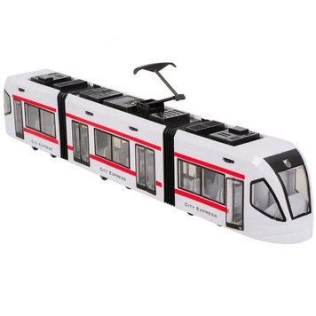 Игрушечный трамвай City Express с подвижными дверьми (MI0226)