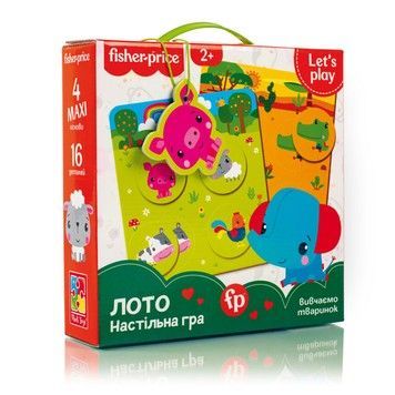 Игра настольная Vladi toys лото Изучаем животных (VT2910-01)