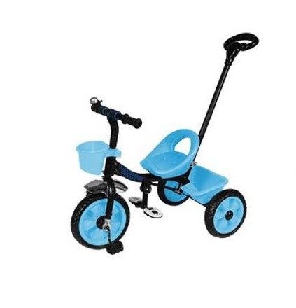 Велосипед триколісний TILLY MOTION з батьківською ручкою блакитний (T-320BL)