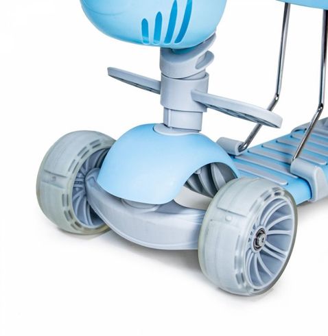 Самокат детский Scale Sports Smart Scooter 5 in 1 голубой (1451904439)