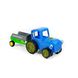 Іграшка-каталка Синій трактор з напівпричепом (KB72591FM)