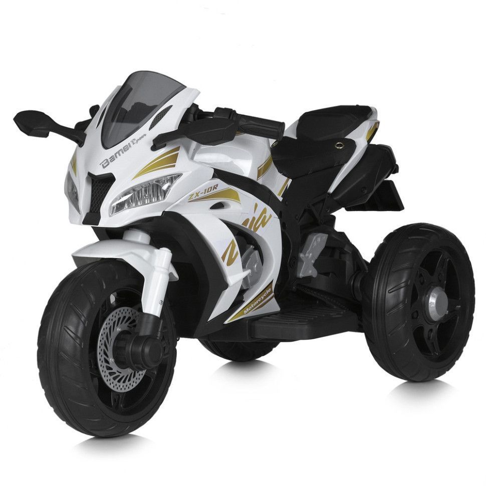 bambi☺︎ ᐉЕлектромотоцикл Bambi ZX-10R трицикл із світло-звуковими