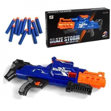 Автомат бластер Blaze Storm с мягкими патронами (7121BL)