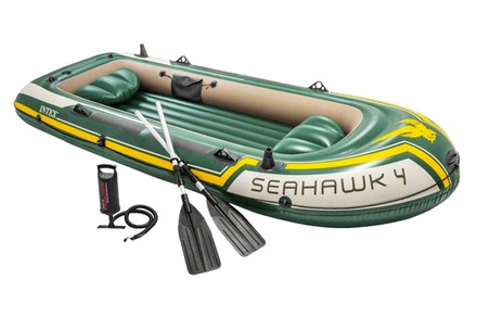 Лодка надувная INTEX SEAHAWK 4-местная (68351)
