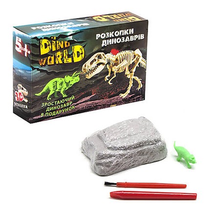 Набор для творчества Стратег Проведения раскопок Dino World мини (30561)