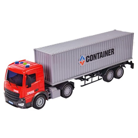 Вантажівка Автопром трейлер з контейнером 1:18 (7981APR)