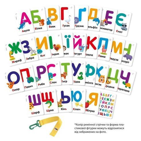 Гра Vladi toys навчальні картки Букви і тварини (VТ2000-21)