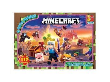 Пазлы G-Toys Minecraft 117 эл (MC804)