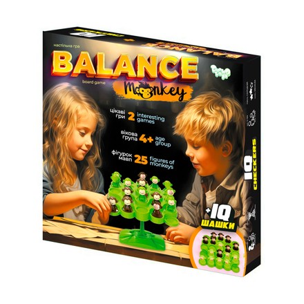 Гра настільна Danko Toys розвиваюча Balance Monkey (BalM-01)