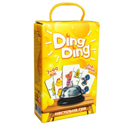 Гра настільна Strateg Ding ding (укр.) (30324)