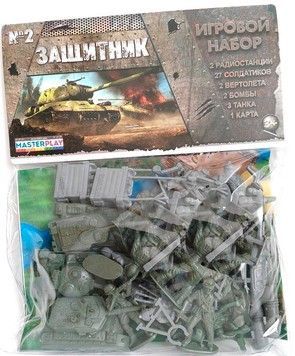 Набір солдатиків Colorplast Захисник 40ел. №2 (1-043)