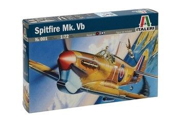 Сборная модель ITALERI 1:72 Истребитель SPITFIRE MK.VB (IT001)