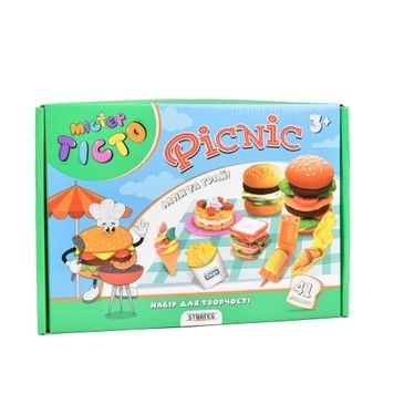 Набор для лепки Strateg Мистер тесто Picnic (41015)