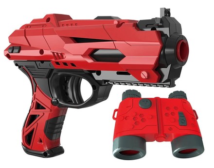 Ігровий набір пістолет бластер з біноклем і наручниками з м'якими патронами (FJ851)
