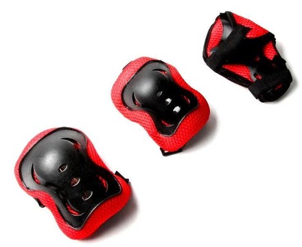 Комплект защиты для детей Sport Series S черно-красный (1058117721)