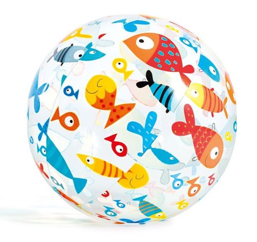 Надувной мяч INTEX детский для игры в воде 51 см (ассорт.) (59040)
