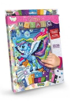 Набір для творчості Danko Toys "Блискуча мозаїка" Поні (БМ-03-06)