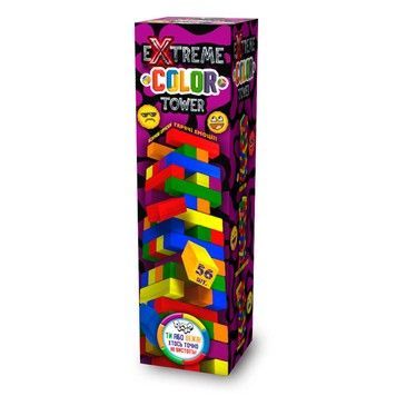 Настільна гра Danko Toys Vega EXTREME COLOR TOWER 56 брусків (G-ECT-01U)