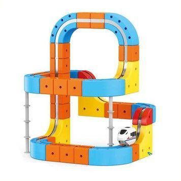 Трек-конструктор Magnetic DIY монорейка магнітний 80 деталей (WX2702)