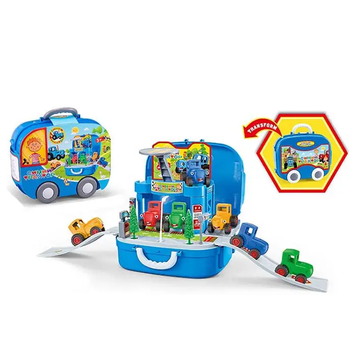 Игровой паркинг Happy Farm в чемодане на колесах (9611-HF)