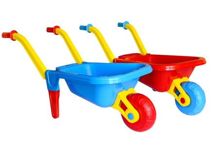 Дитячий візок ТехноК на одному колесі кольоровий 63 см (TH1059)
