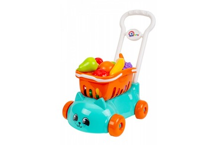 Іграшка дитяча ТехноК Візок для супермаркету з продуктами (TH7570)