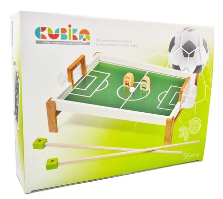 Деревянная игрушка Cubika Настольная игра Футбол 6 деталей (14804)