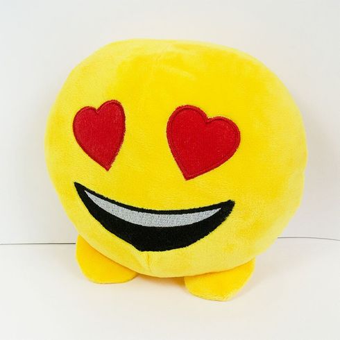 М'яка іграшка Weber Toys смайлик emoji улюбленець 18см (WT619)