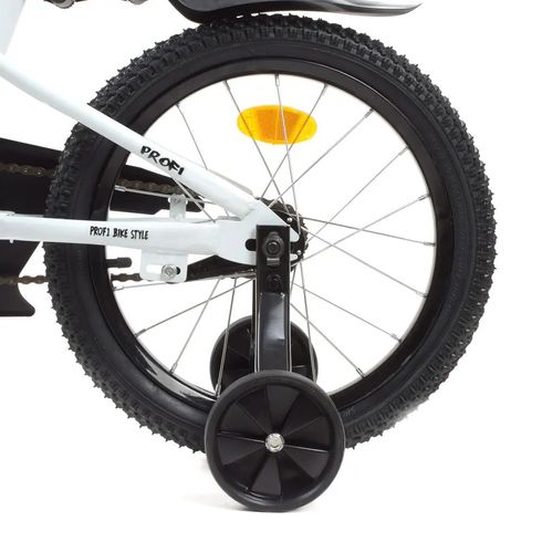 Велосипед двухколесный PROFI Urban SKD75 14" матовый белый со вспомогательными колесами (Y14251-1)