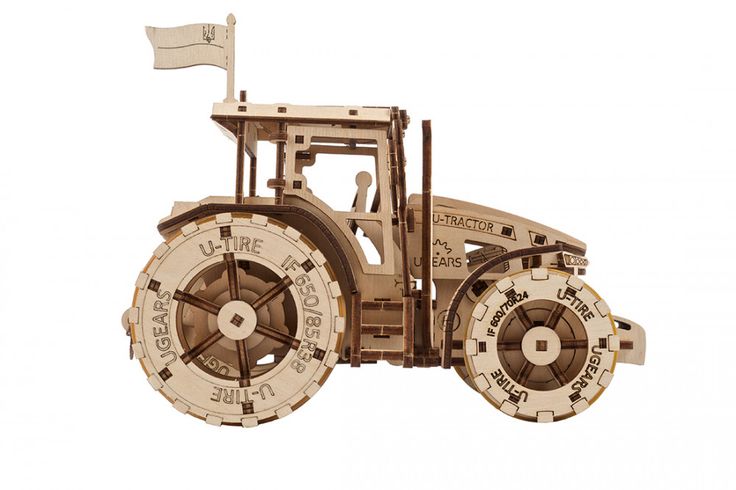 Механічні пазли UGEARS 3D Трактор перемагає (70184)