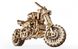 Механічний 3D пазл UGEARS Мотоцикл Scrambler з коляскою UGR-10 (70137)