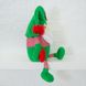 Мягкая игрушка Kidsqo гномик Санта с сердцем 32см зелёно-красный (KD625)