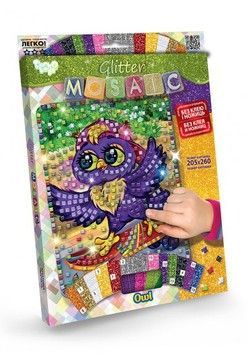 Набір для творчості Danko Toys "Блискуча мозаїка" сова (БМ-03-04)