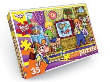 Пазли Danko Toys м'які великі деталі 35ел Карлсон (S35-10-02)