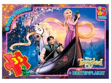 Пазли G-Toys Рапунцель 35 ел (TA001)