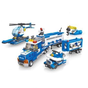 Конструктор Limo Toy Kids Bricks Police 5в1 полицейская техника 616 дет (KB5002)
