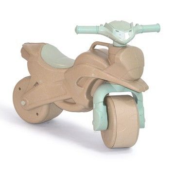 Толокар-мотоцикл DOLONI TOYS музичний бежевий з зеленим ECO (0139/01eco)