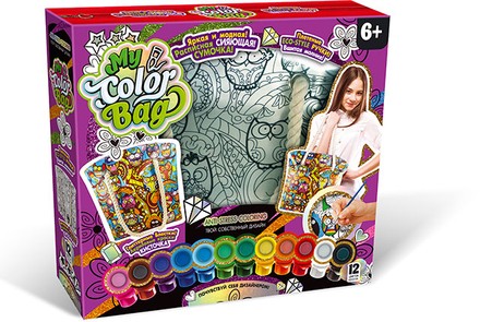 Набір для творчості Danko Toys Сумка-розфарбовка My Color Bag Сови (COB-01-02)