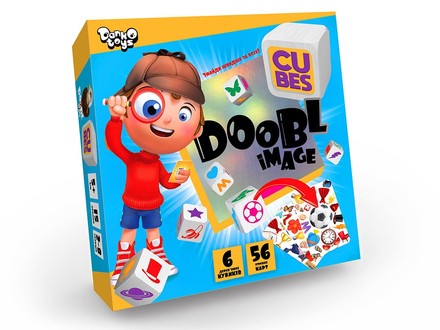 Игра настольная Danko Toys Doobl Image Cubes (укр) (DBI-04-01)