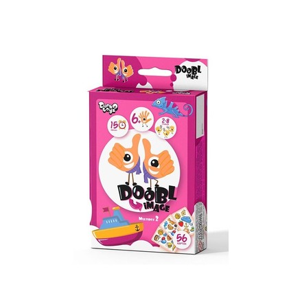Игра настольная Danko Toys Doobl Image Multibox 2 Mini (укр) (DBI-02-02U)