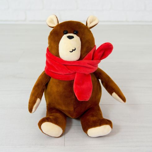Мягкая игрушка Kidsqo медведь Джой 20см коричневый (KD626)
