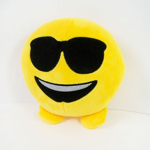 Мягкая игрушка Weber Toys смайлик emoji крутышка 18см (WT620)