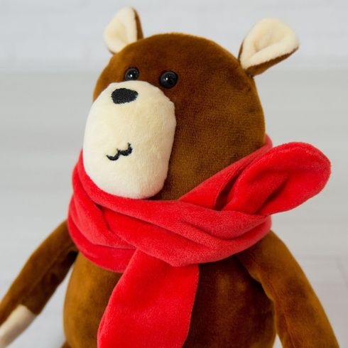 М'яка іграшка Kidsqo ведмідь Джой 20см коричневий (KD626)