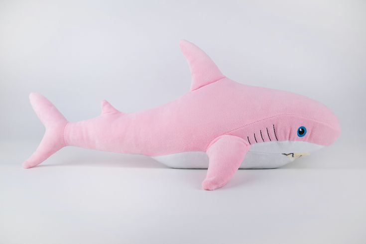 Мягкая игрушка Kidsqo Акула 52см розовая (KD6681)