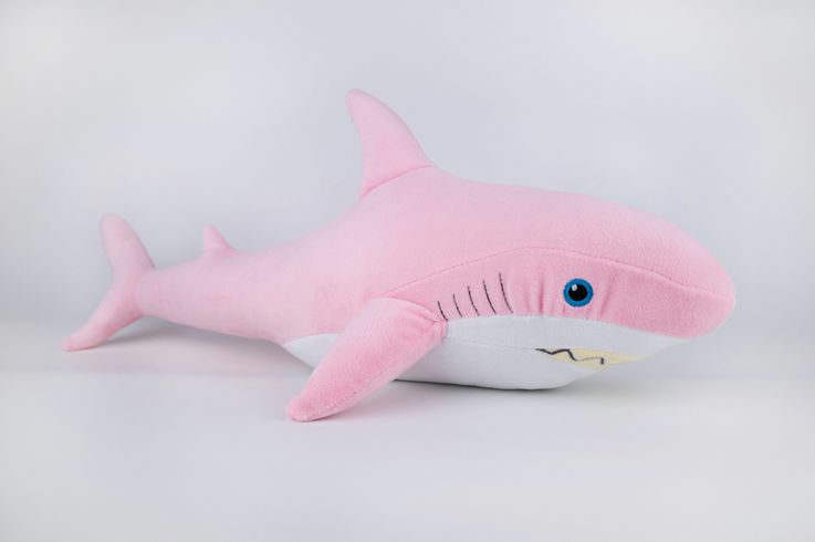 Мягкая игрушка Kidsqo Акула 52см розовая (KD6681)