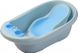 Ванночка детская Babyhood Дельфин с горкой 87см голубая (BH-314B)